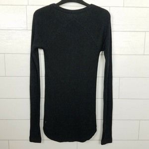 Lululemon Small Cabin Yogi Sweater Black Sweater